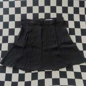 Reformation Black Mini Skirt